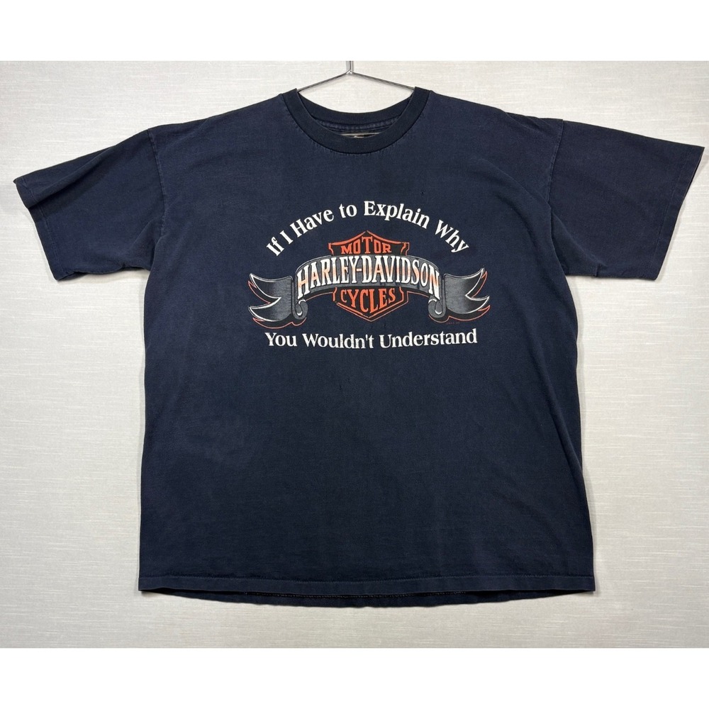 Harley Davidson You Wouldn't Understand Shirt 3XL Black Distressed California US